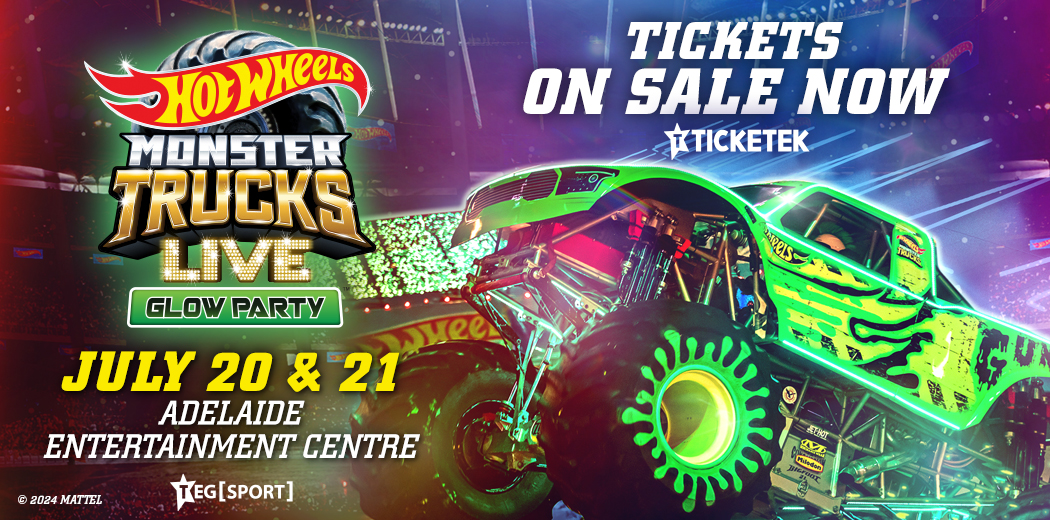 Hot Wheels Monster Trucks Live Glow Party Adelaide Entertainment Centre
